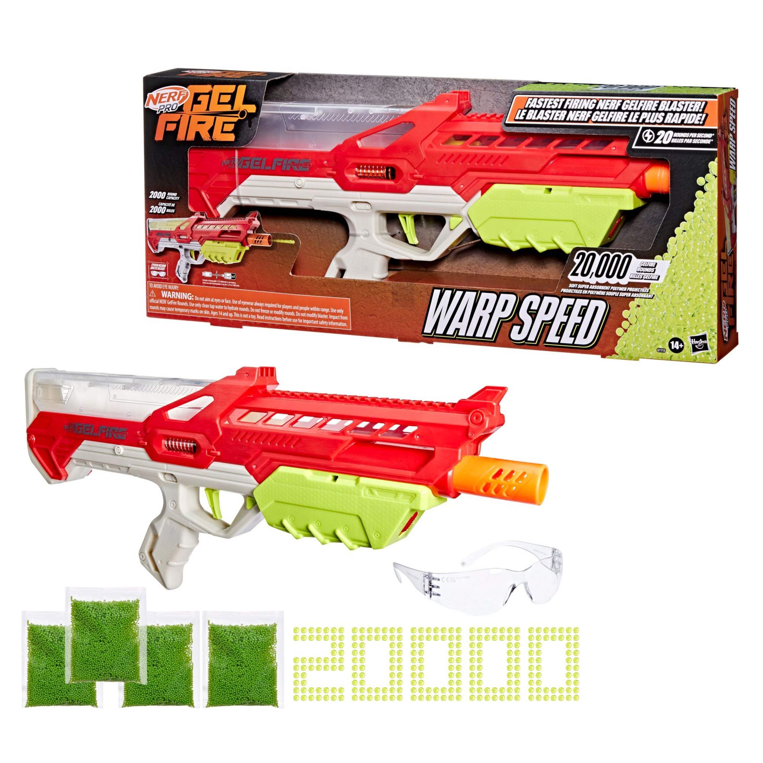 Nerf Pro Gelfire Waro Speed, Lightning Fire Composite_or_Mixed