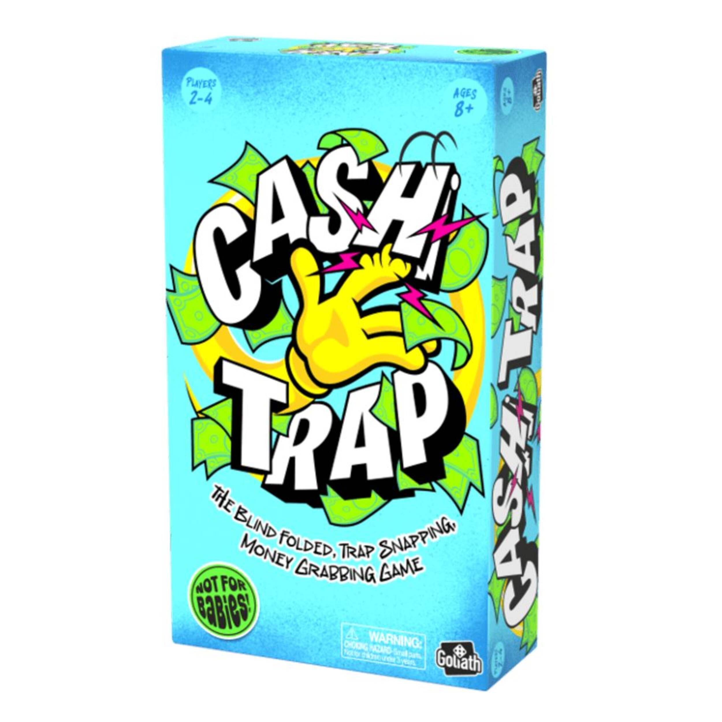 Cash Trap Blindfolded Board Game/Party Game for Ages 8+ Front_Angled_Left
