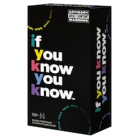 Spin Master Games If You Know You Know Card Game, Trivia/Party Game for Adults, 2+ Players, English, Ages 18+