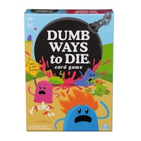 Spin Master Games Dumb Ways to Die Meme Card Game, Strategy/Party Game for Adults, 2+ Players, English, Ages 12+