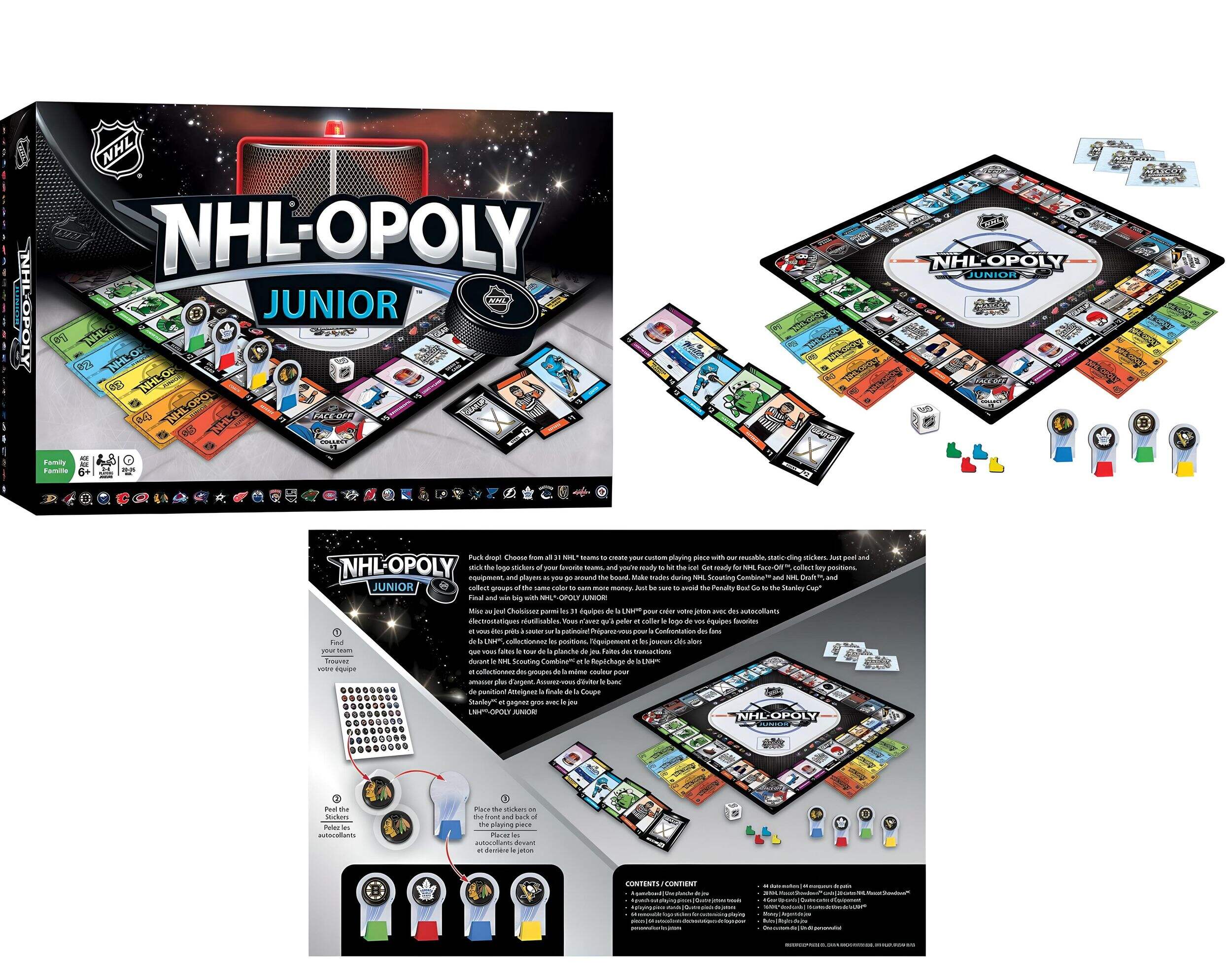 NHL-OPOLY Board Game Composite_or_Mixed