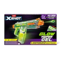 X-Shot Hyper Gel Glow In The Dark Nightmare Blaster Front_Elevated
