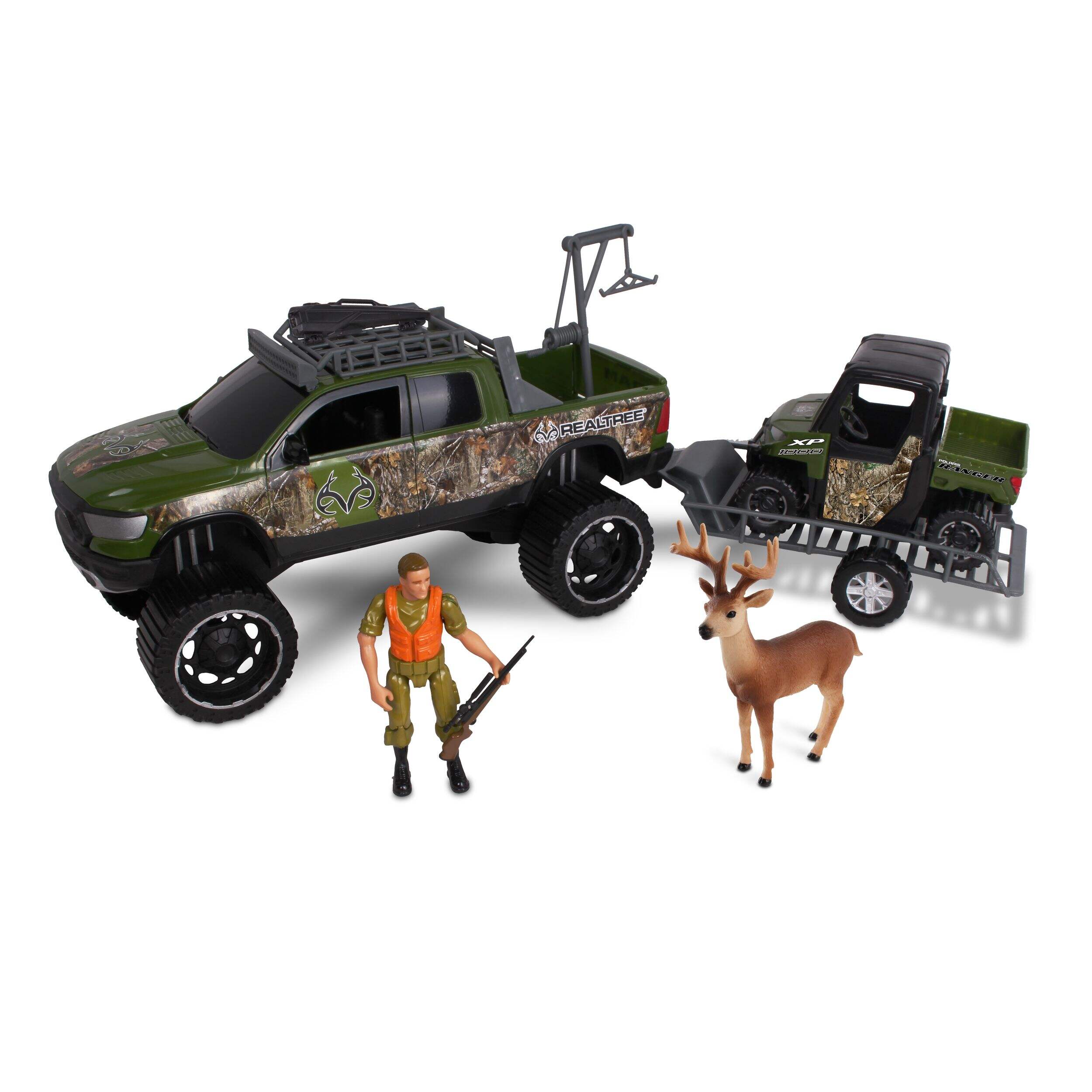 RT Ram 1500 Rebel with Polaris Ranger Playset, 9-pc Composite_or_Mixed
