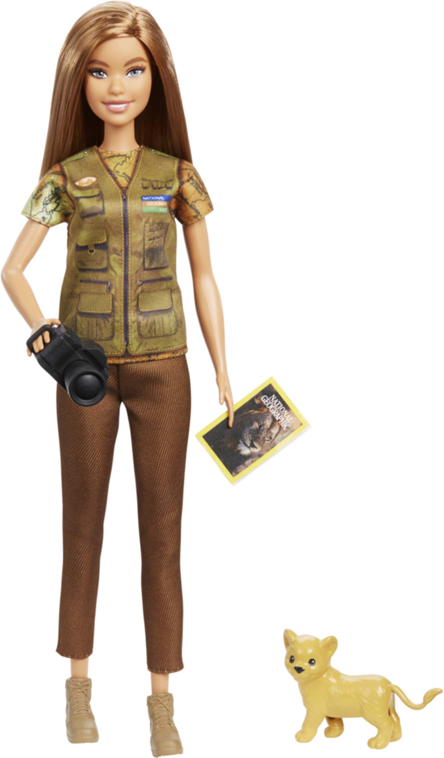 Poupée Barbie photo journaliste Front_Flat