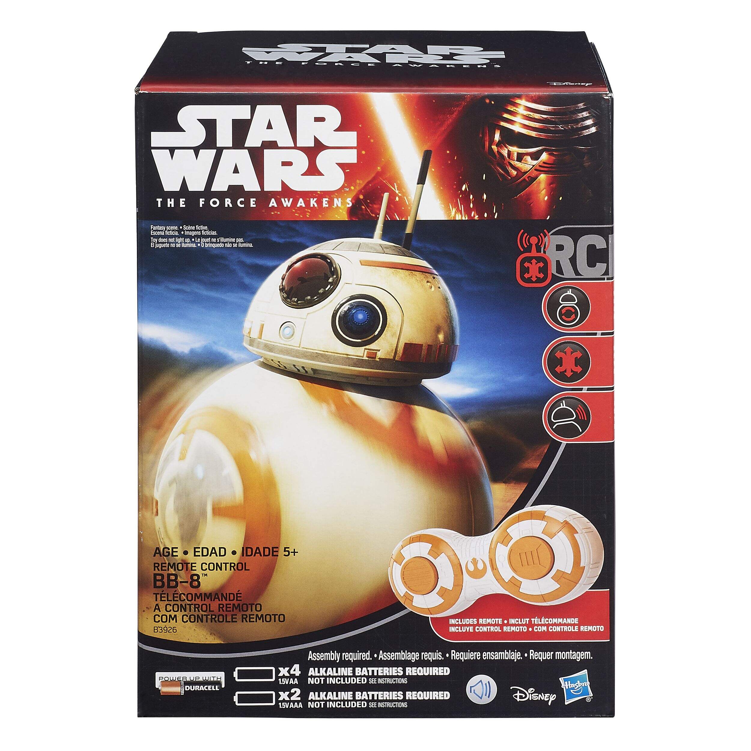 Star Wars The Force Awakens RC BB-8 Droid Front_Elevated