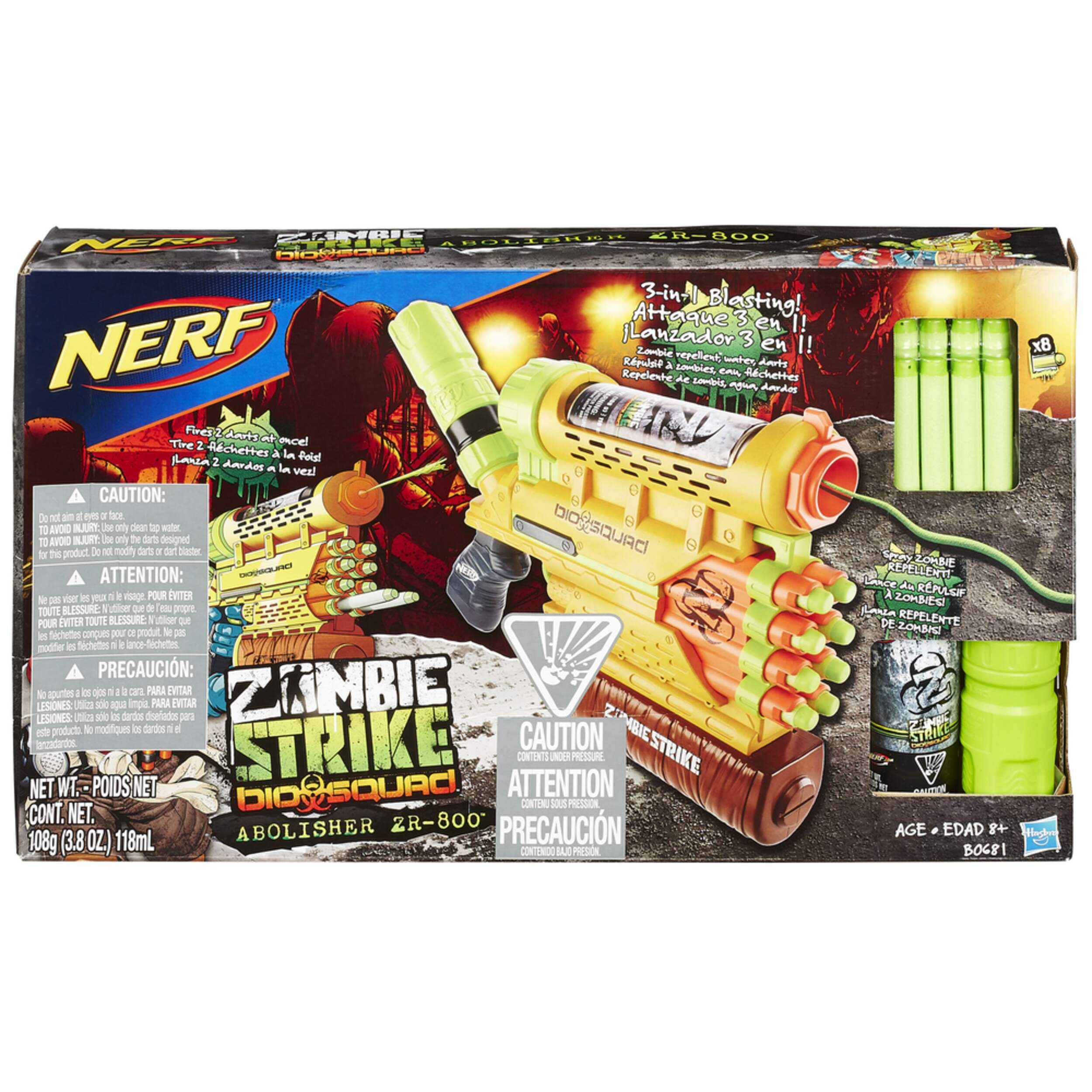 Nerf Zombie Biosquad Zr 800 Abolisher Canadian Tire