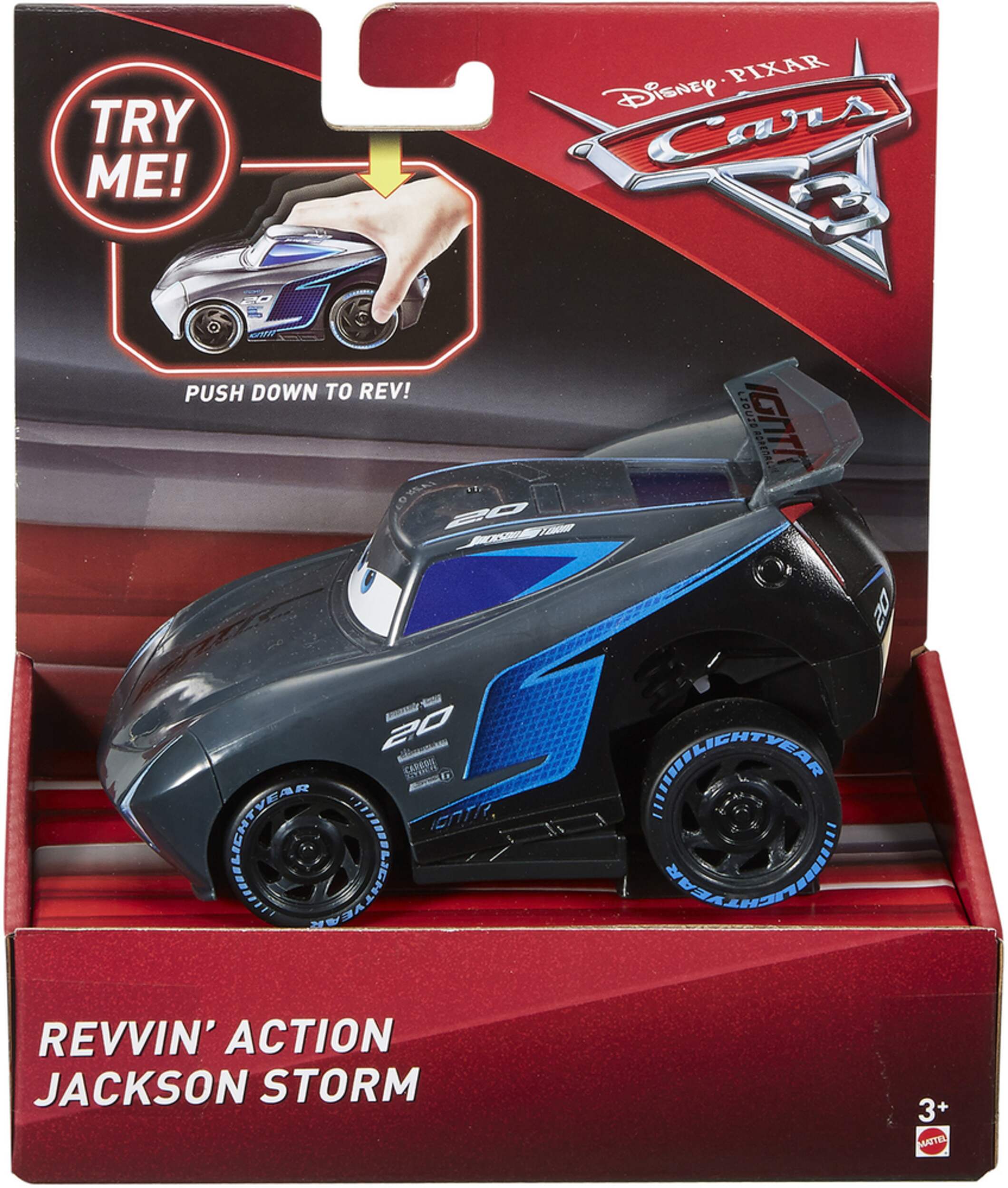 Cars 3 Rev 'N' Racer Car Assortment, Assorted Front_Flat