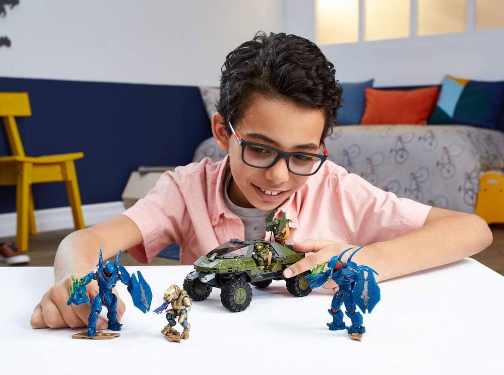 mega construx halo warthog run construction set