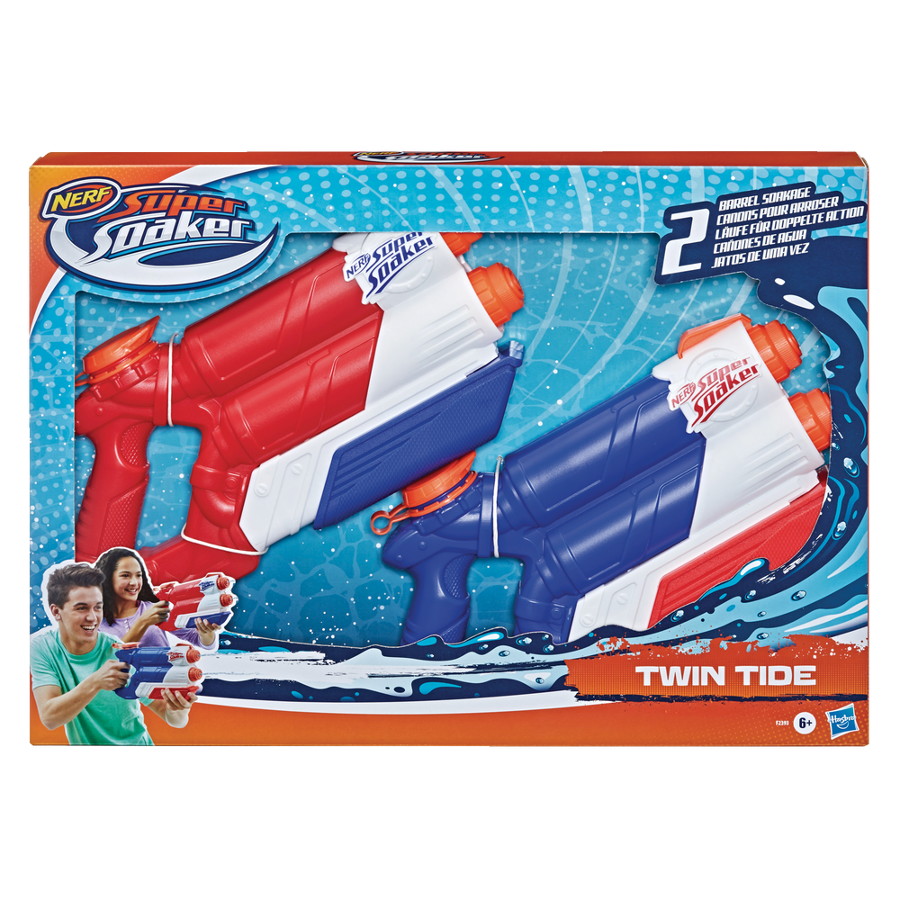 Nerf Super Soaker Twin Tide Water 2-pk, Age 8+ | Tire