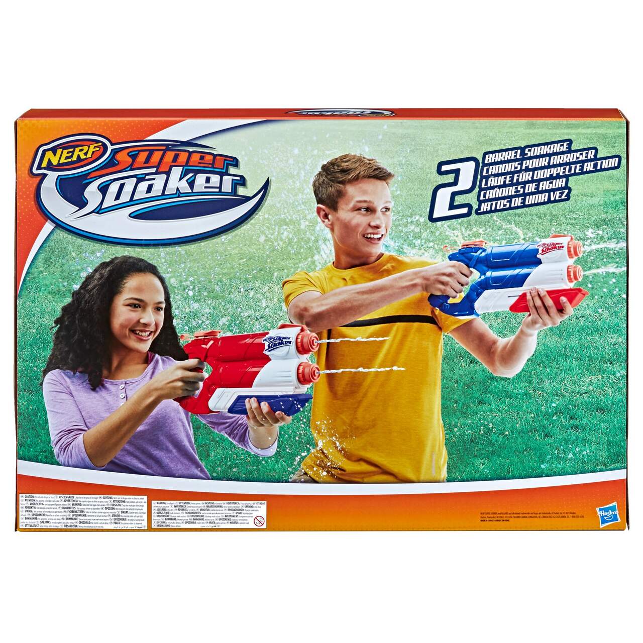 Ensemble de pistolets à eau NERF Super Soaker Zip Fire, jouet aquatique  d'été pour enfants, 6 ans et plus, paq. 2