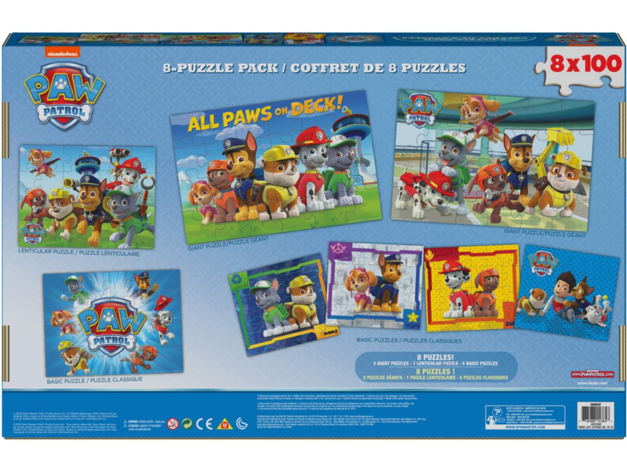 Cardinal 12-Pack Puzzles, Assorted, Age 4+
