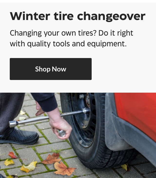 Everything you need for a DIY tire changeover Canadian Tire
