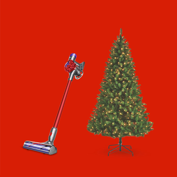 DYSON V8 Origin Vacuum   NOMA Dresden Christmas Tree, 7-ft 