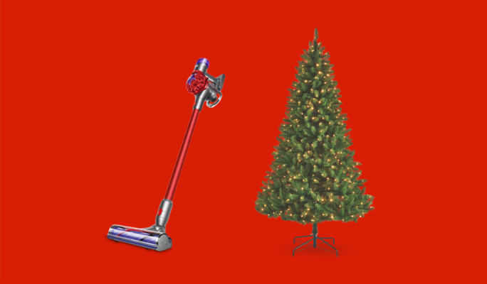 DYSON V8 Origin Vacuum   NOMA Dresden Christmas Tree, 7-ft 