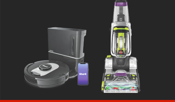 Shark AI Self-Empty XL Robot Vacuum  Bissell PetPro ProHeat 2X Revolution 