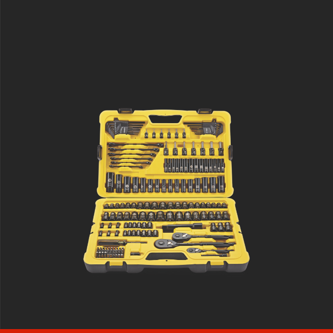 Stanley Chrome Socket Set, 183-pc 