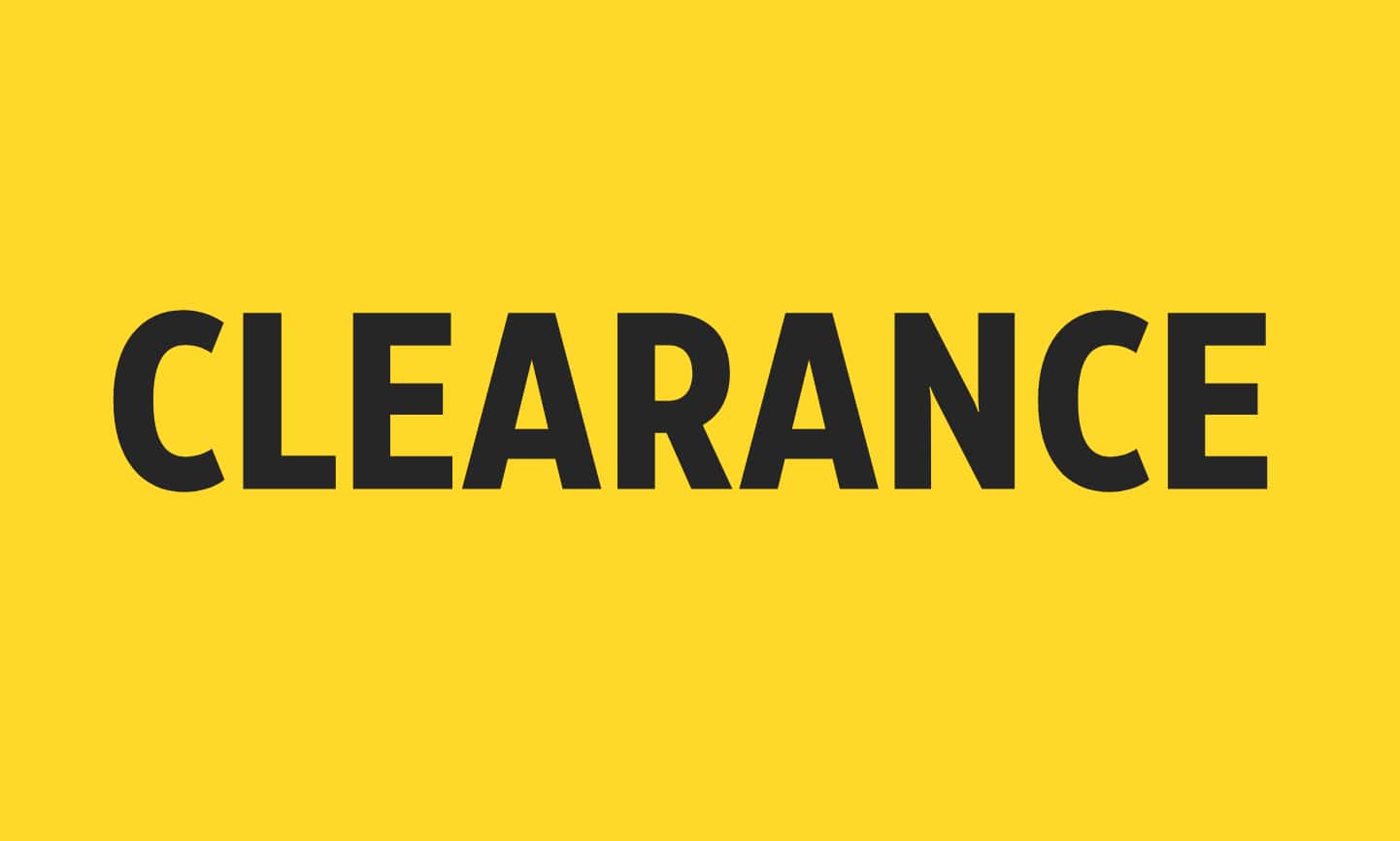 Shop Clearance now. 