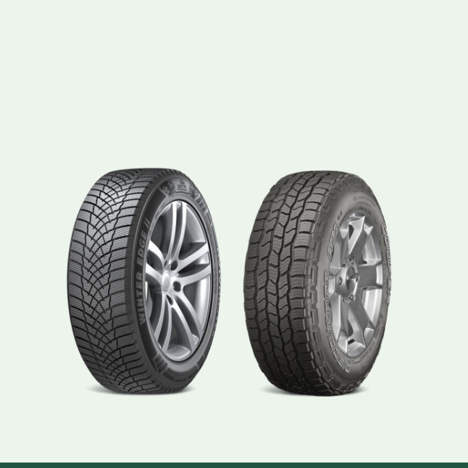 MotoMaster Winter Edge II tire  115T Cooper Discoverer tire 