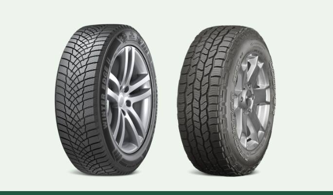 MotoMaster Winter Edge II tire  115T Cooper Discoverer tire 