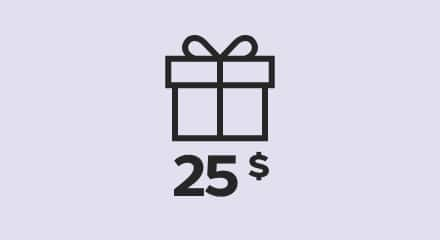 Cadeaux à moins de 25 $