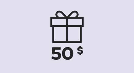 Cadeaux à moins de 50 $