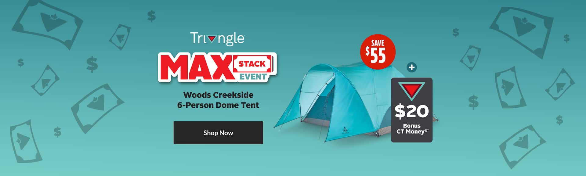 Woods Creekside 6-Person Dome Tent