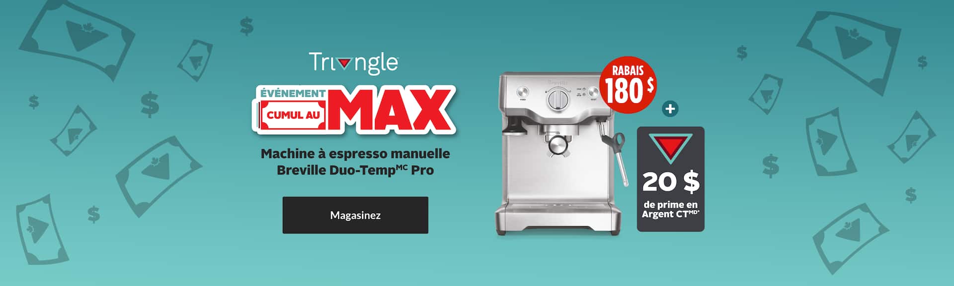 Machine à espresso manuelle Breville Duo-Temp Pro