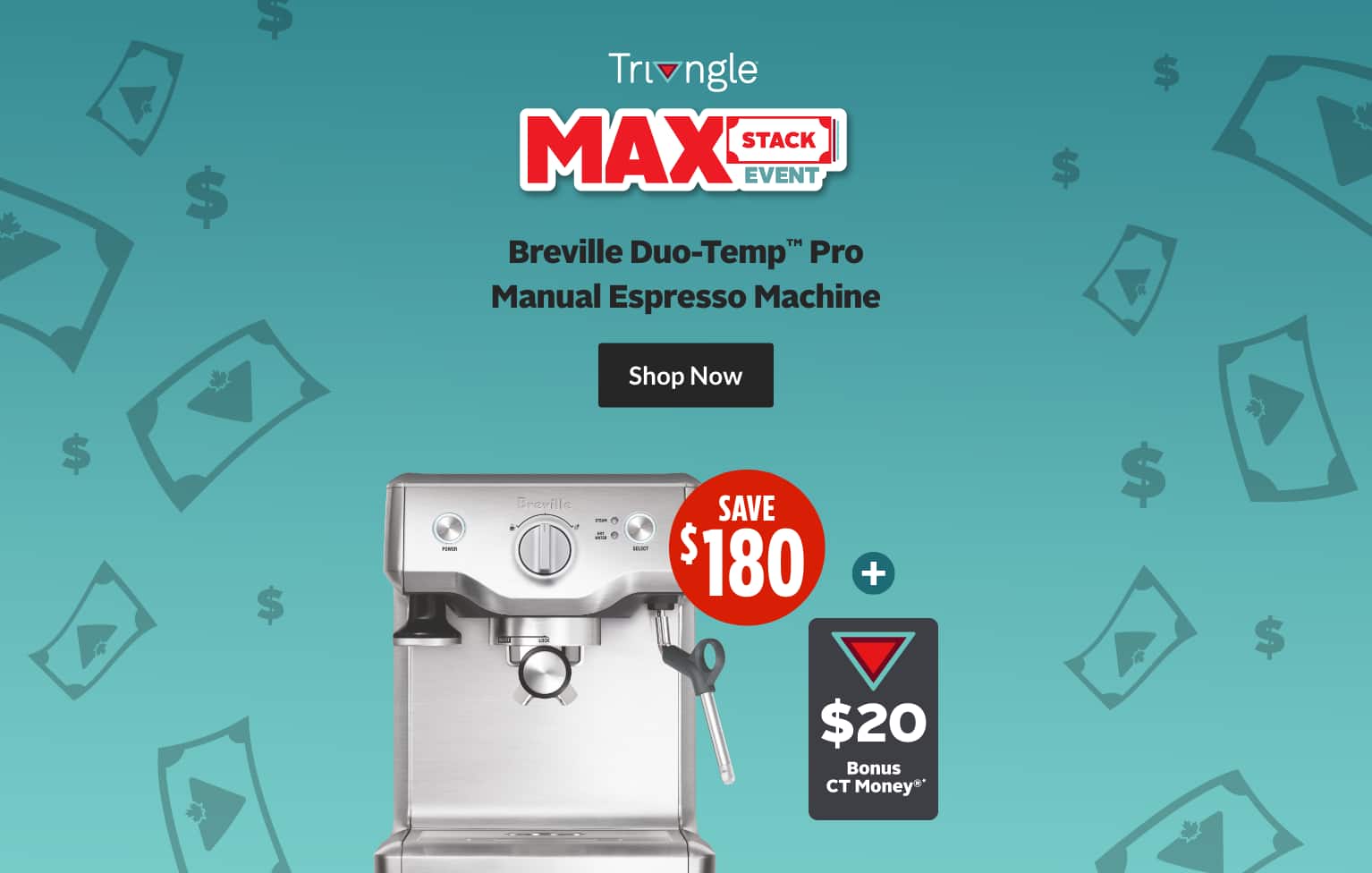 Breville Duo-Temp Pro Manual Espresso Machine 