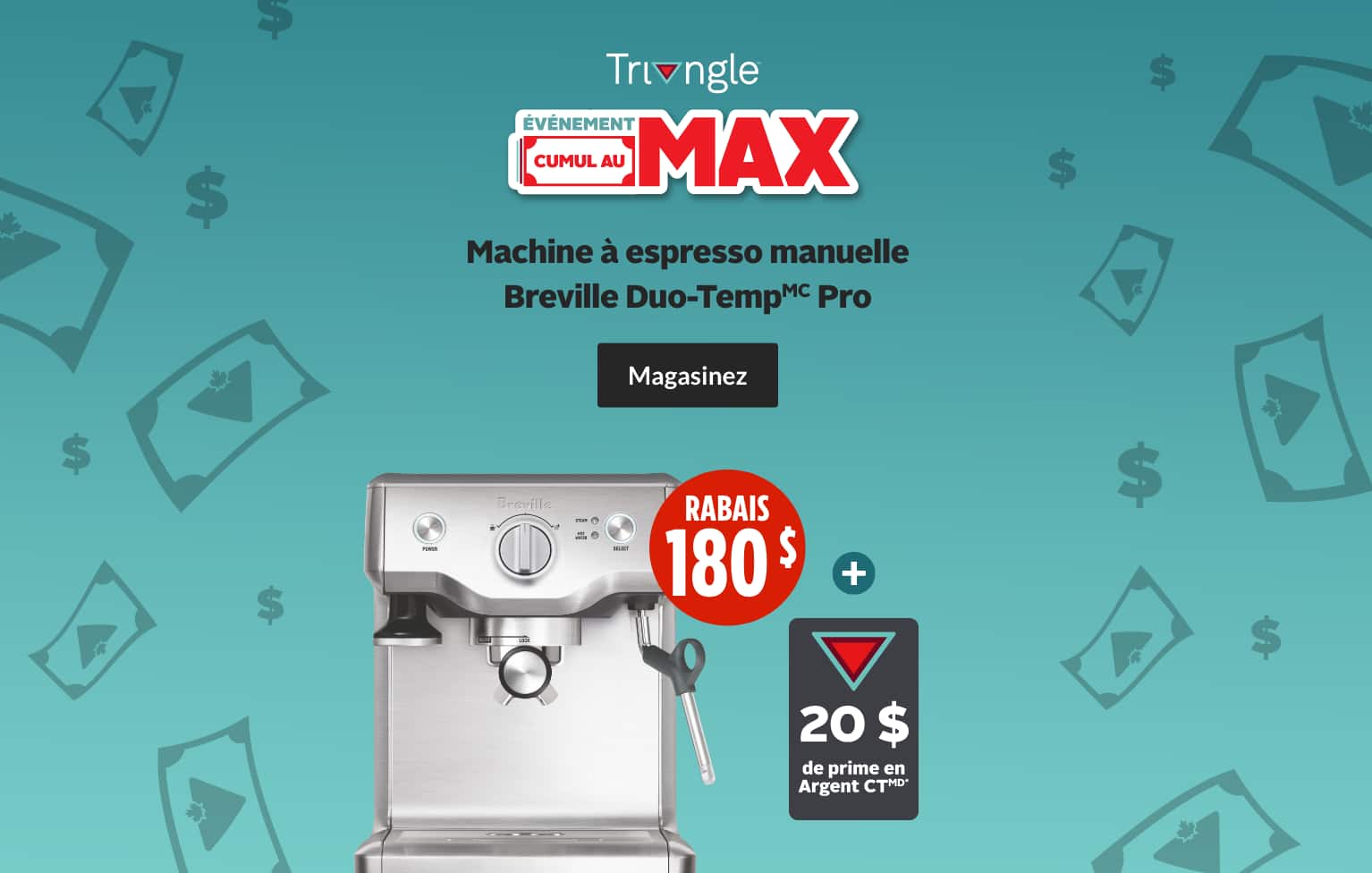 Machine à espresso manuelle Breville Duo-Temp Pro