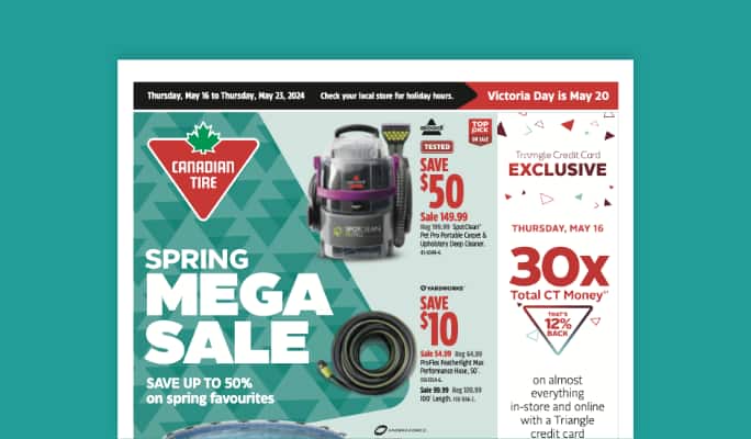 Week 21 flyer cover featuring Spring Mega Sale.
