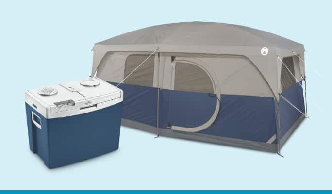 Mobicool 12V Cooler, 34-L  Coleman Hampton Cabin Tent