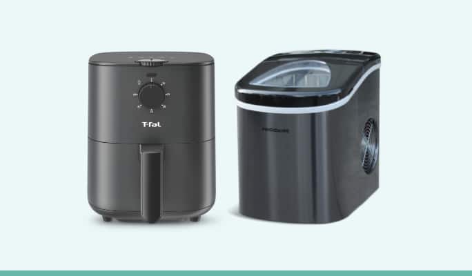 T-fal Easy-Fry Air Fryer, 3.5-L  Frigidaire Stainless Steel Bullet Ice Maker