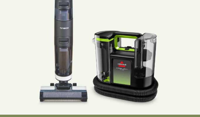 Tineco Floor One S3 Ultra Vacuum  Bissell Little Green Max Pet Portable Carpet Cleaner