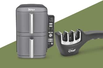 Ninja DoubleStack XL Dual Zone Air Fryer  MASTER Chef 3-in-1 Knife Sharpener