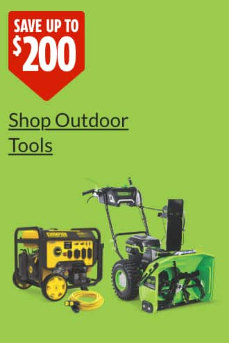 Shop outdoor tool deals.