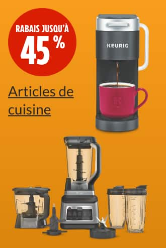 Rabais jusqu’à 45 %  Mélangeur/robot culinaire Ninja Professional Plus  Cafetière Keurig K-Supreme