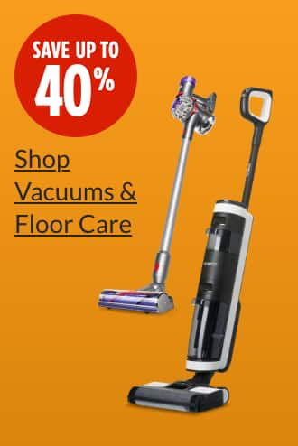 Save up to 40%  Dyson V7 Advanced Cordless Stick Vacuum  Tineco Floor One S3 Ultra Wet/Dry Upright Vacuum