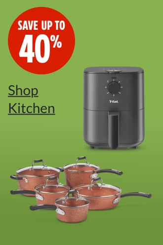 Save up to 40%  Heritage The Rock Copper Essentials Cookware Set, 10-pc  T-fal Easy-Fry Air Fryer