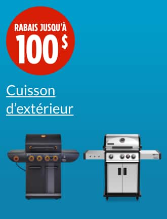 Rabais jusqu’à 100 $.  Barbecue convertible à 4 brûleurs Master Chef Grill Turismo  Barbecue au propane Vermont Castings à 3 brûleurs