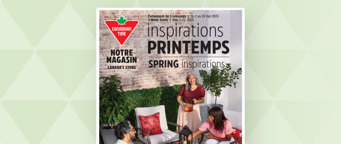 Première page de la circulaire du Guide Inspirations du printemps 2025.