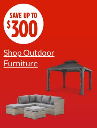 Save up to $300.  CANVAS Bala Sectional Set, 6-pc  CANVAS Skyline Hard-Top Gazebo, 10x12-ft