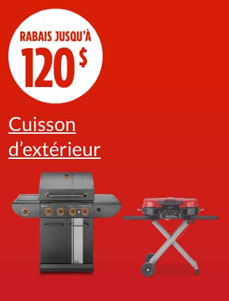Rabais jusqu’à 120 $.  Barbecue convertible à 4 brûleurs Master Chef Grill Turismo  Barbecue portatif autoportant au propane Coleman Roadtrip