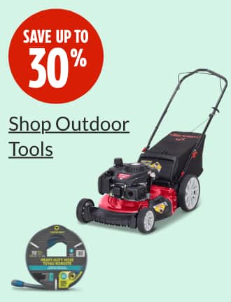 Save up to 30%  Yardworks Dry Seal Heavy-Duty Garden Hose, 75-ft  Troy-Bilt 163CC Gas Push Lawn Mower, 21-in