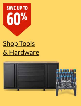 Save up to 60%  Mastercraft 2-Door, 6-Drawer Base Workstation, 70-in  Mastercraft Screwdriver Set, 69-pc