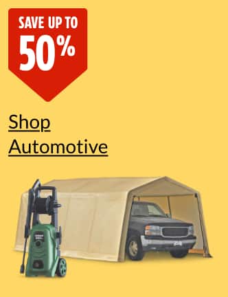 Save up to 50%  Certified 1800 PSI Electric Pressure Washer  ShelterLogic Instant Car Garage Shelter, 10x20x8-ft