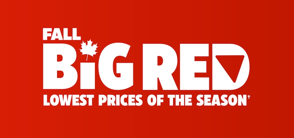 Back To It Big Red. Lowest Prices of the Season.