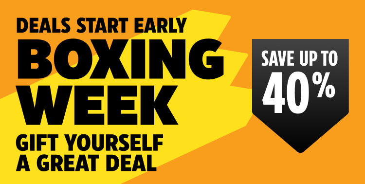 Boxing Week deals start early. Save up to 40% now.