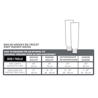 Sherwood NHL Knit Hockey Socks, Detroit Red Wings, Red/White, Assorted Sizes