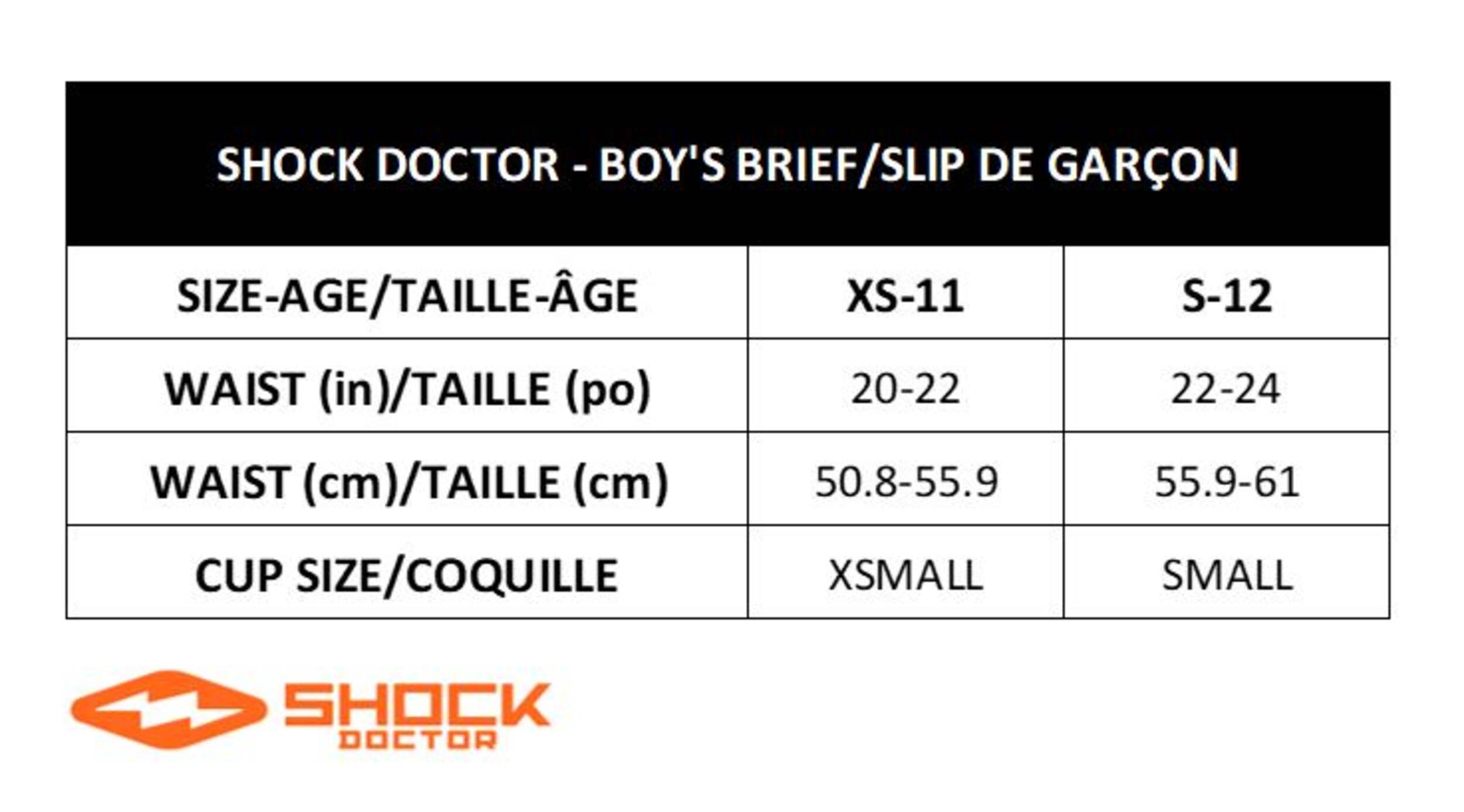 Shock Doctor Hockey Briefs with Protective BioFlex Cup, Youth