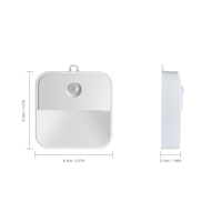 NOMA Battery-Operated Motion Sensor Round LED Surface Mount Light, Warm White